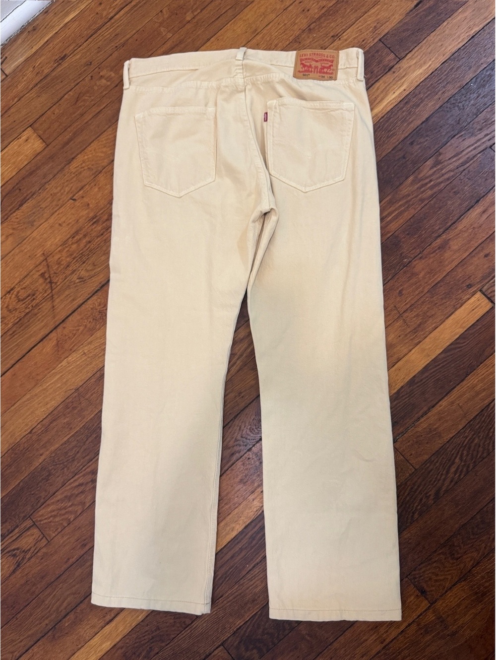 Levi's 501 Original Shrink-to-Fit, Lemon Bomb, Garment Dyed, Size 34x30